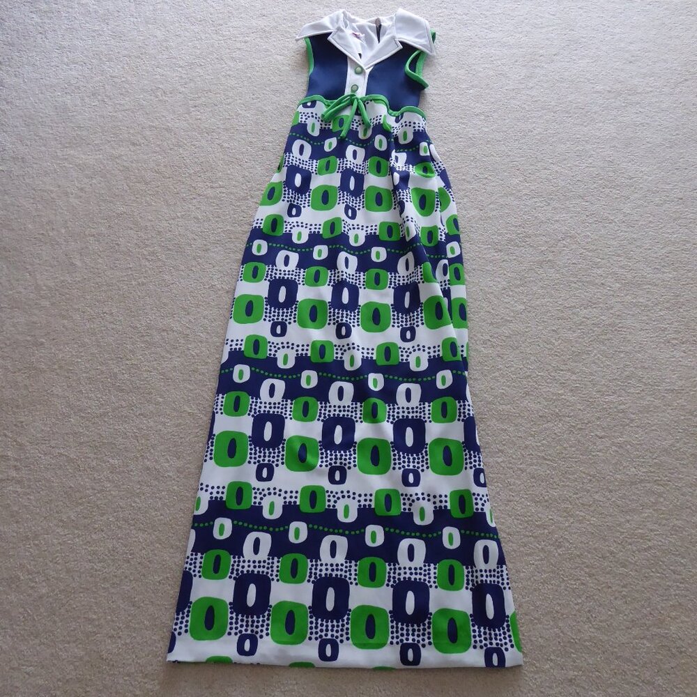 Vintage Mel Warshaw Miss Jane Miami Maxi Dress